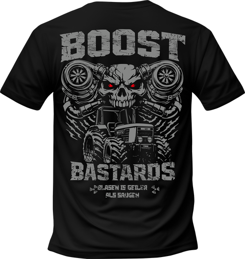 DEUTZ BOOST BASTARDS T-Shirt – Ladedruck & Leistung