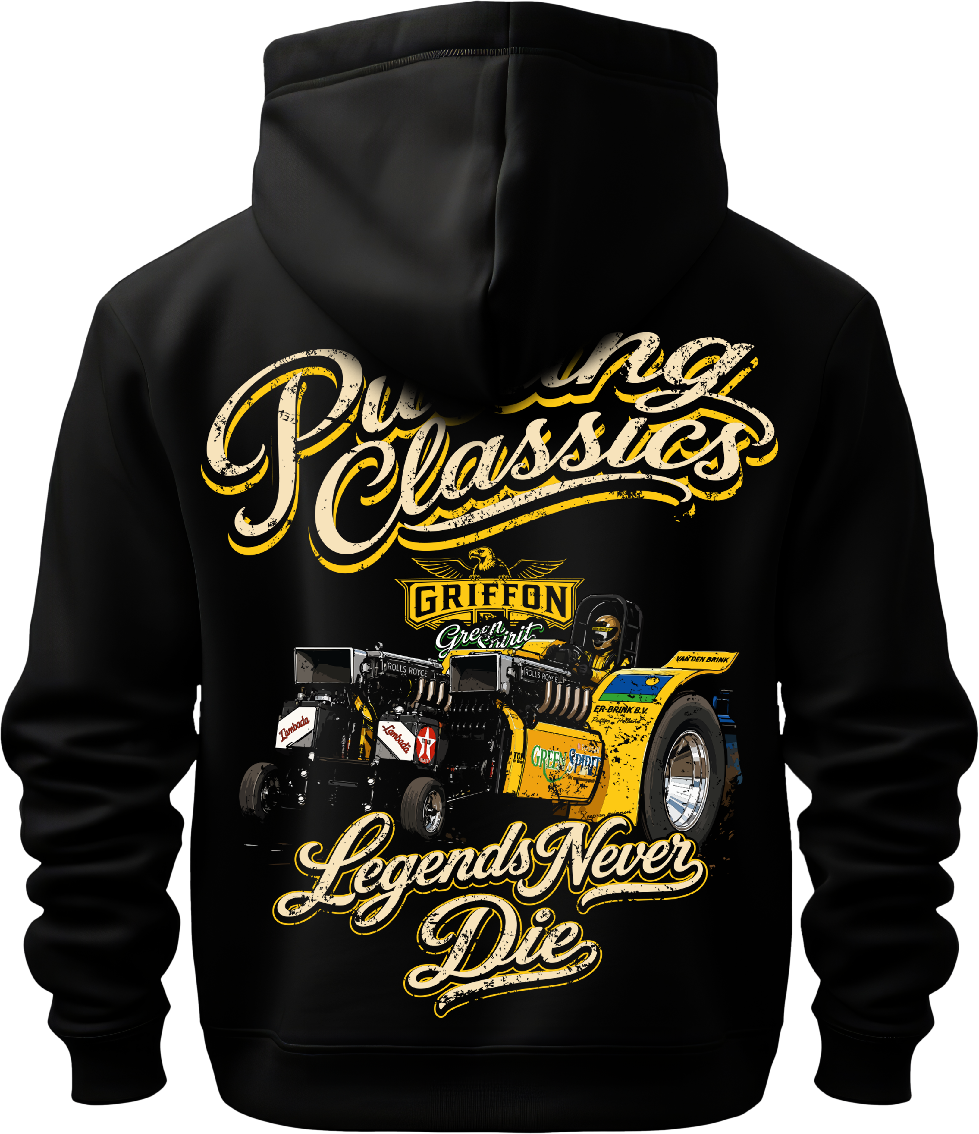 Hoodie – Pulling Classics Green Spirit